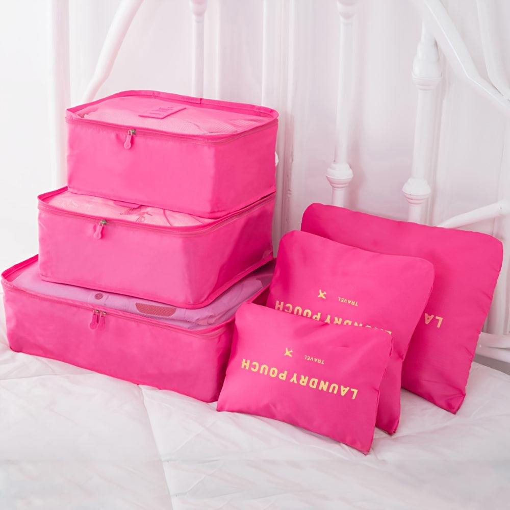 Ensemble 6 sacs de voyage – cubes de rangement dompteur de valise