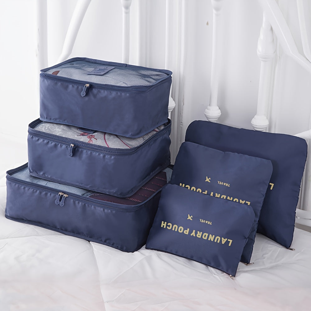 Ensemble 6 sacs de voyage – cubes de rangement dompteur de valise