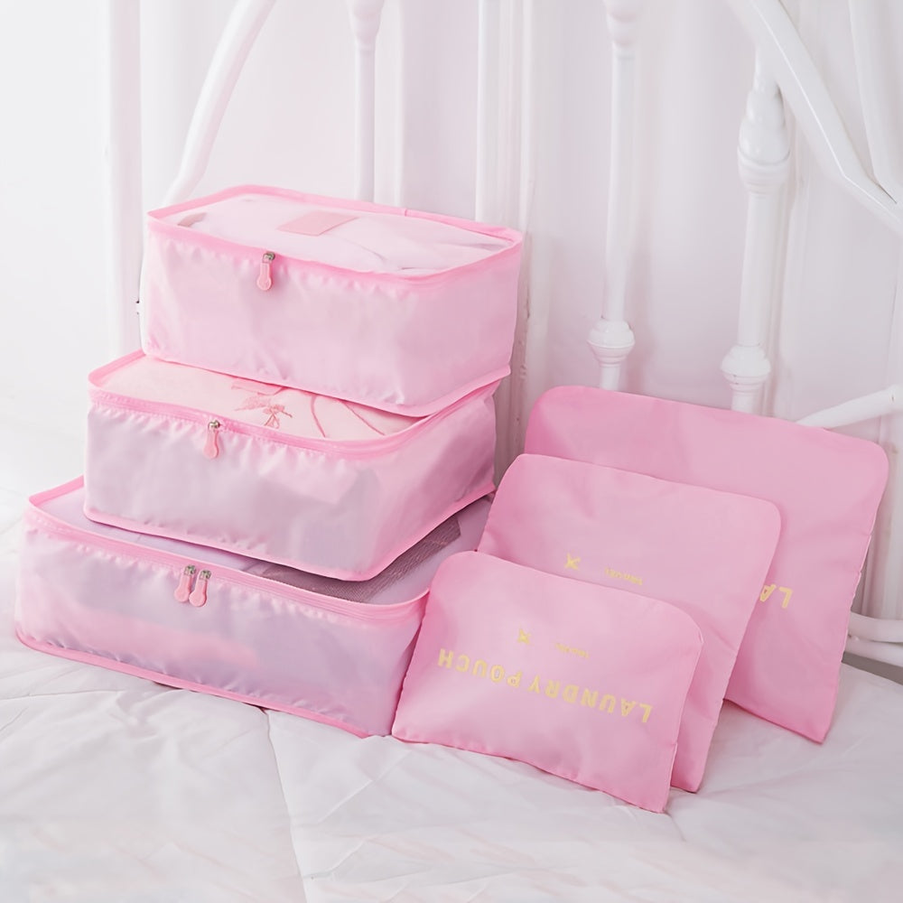 Ensemble 6 sacs de voyage – cubes de rangement dompteur de valise
