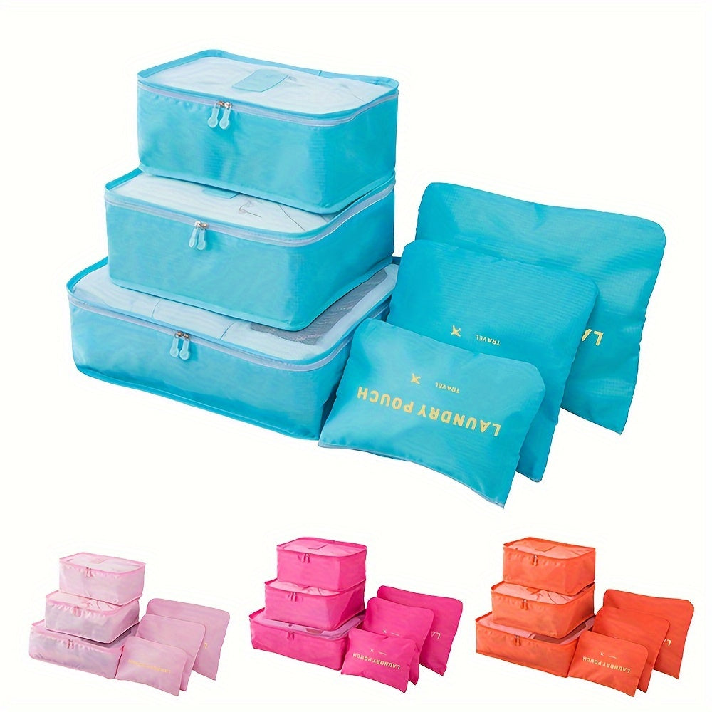 Ensemble 6 sacs de voyage – cubes de rangement dompteur de valise