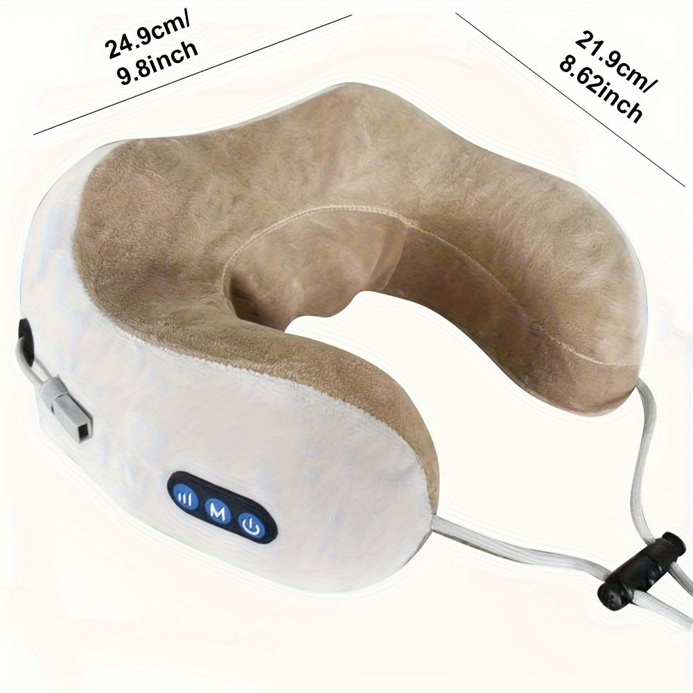 Coussin de massage en U, détente de cou, même en classe éco