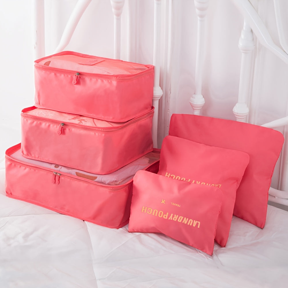 Ensemble 6 sacs de voyage – cubes de rangement dompteur de valise