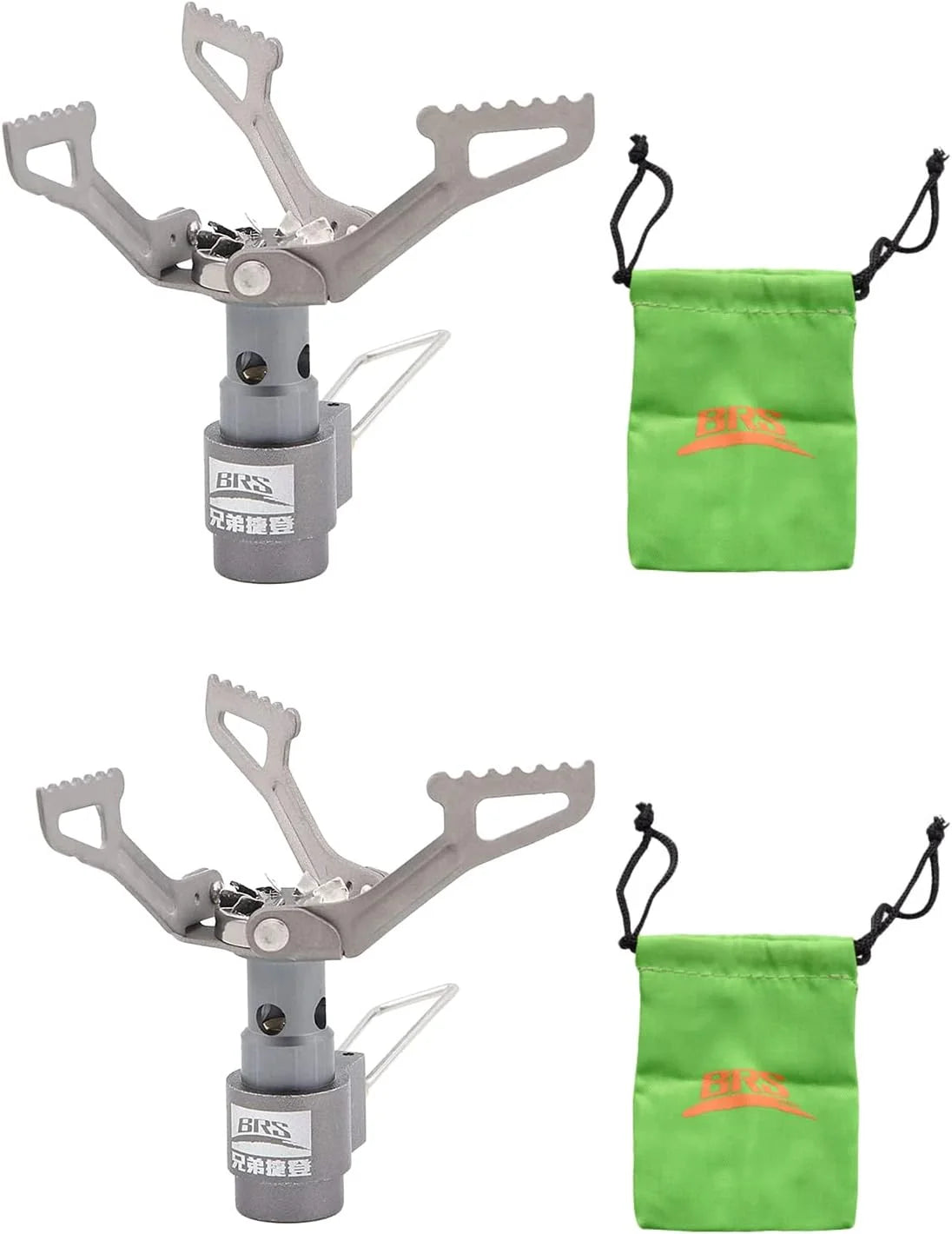 Mini réchaud à gaz léger 25 g BRS, réchaud de camping portable en titane pour extérieur, camping et randonnée
