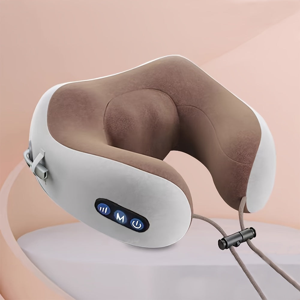 Coussin de massage en U, détente de cou, même en classe éco