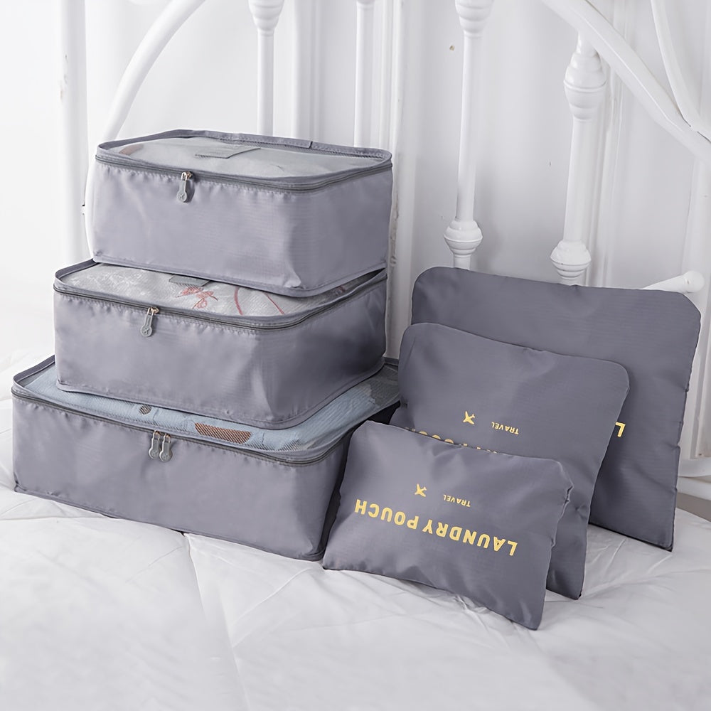Ensemble 6 sacs de voyage – cubes de rangement dompteur de valise
