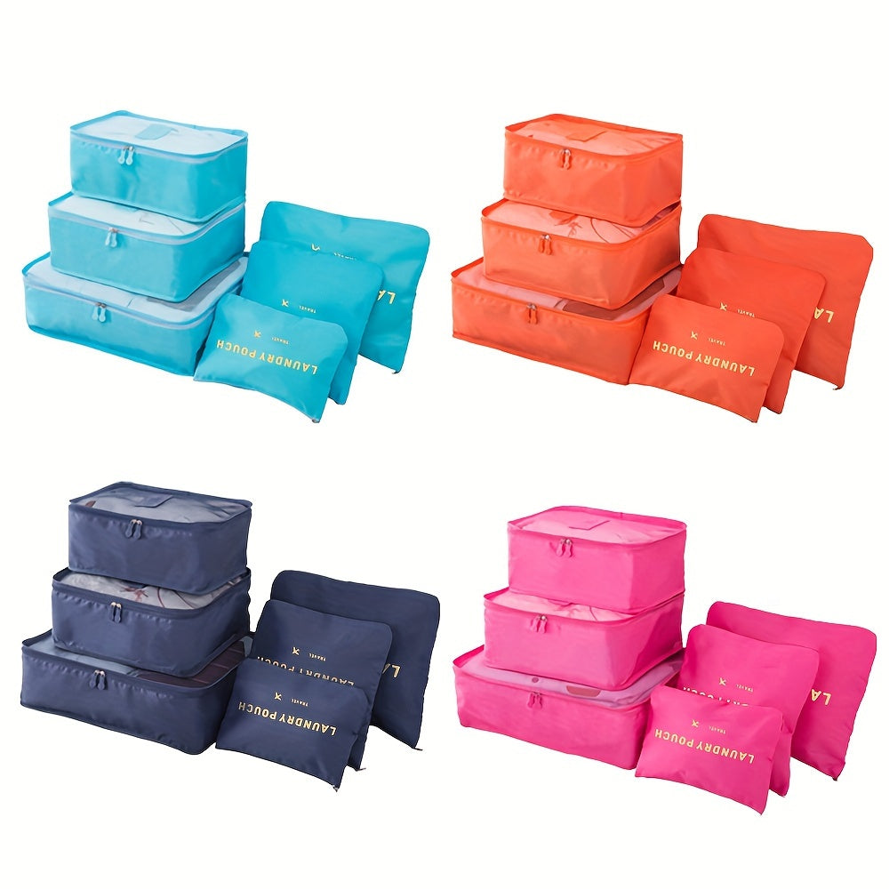 Ensemble 6 sacs de voyage – cubes de rangement dompteur de valise
