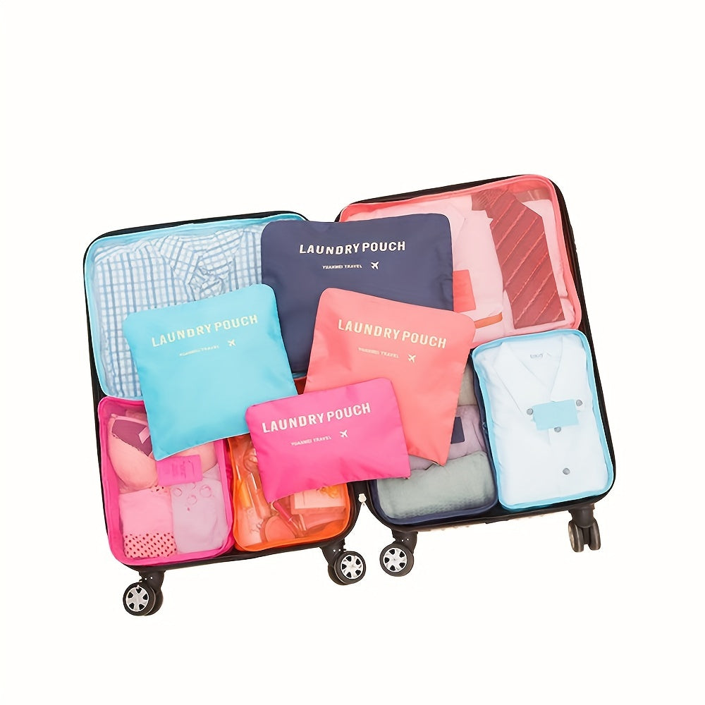 Ensemble 6 sacs de voyage – cubes de rangement dompteur de valise
