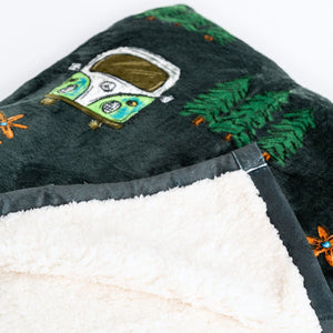 Couverture polaire & sherpa – Camping-car