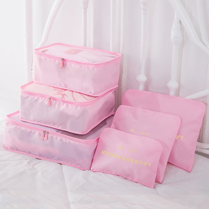Ensemble 6 sacs de voyage – cubes de rangement dompteur de valise