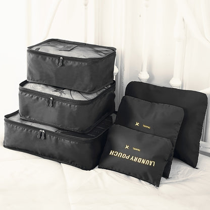 Ensemble 6 sacs de voyage – cubes de rangement dompteur de valise