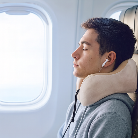 Coussin de massage en U, détente de cou, même en classe éco