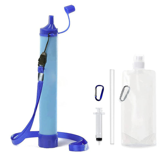 Paille filtre à eau 4-étapes – Bois safe, reste zen 💧