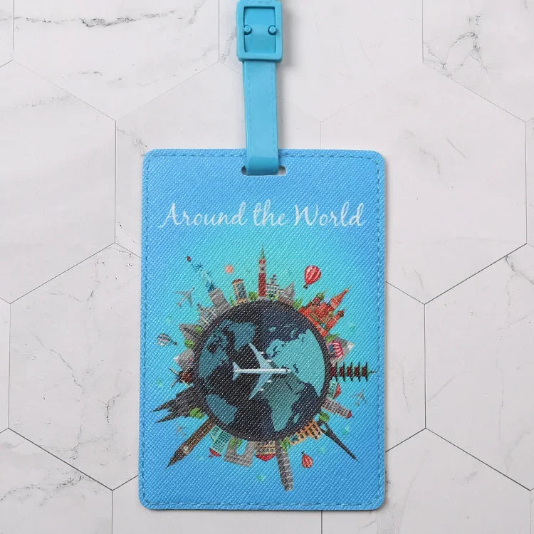 Étiquette (tag) de bagage  – Repère et stylise ta valise