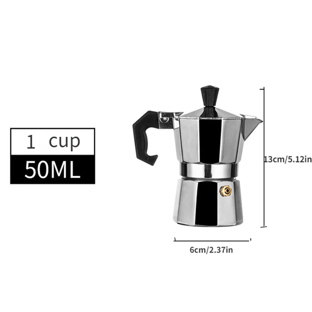 Cafetière moka octogonale – café de camp comme à la maison