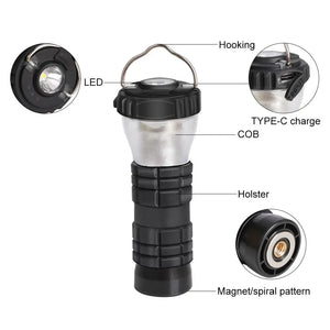 Lanterne de Camping Rechargeable avec Trépied