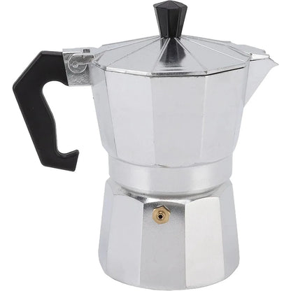Cafetière moka octogonale – café de camp comme à la maison