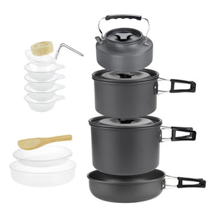 Ensemble de Popote de Camping Tout-en-Un