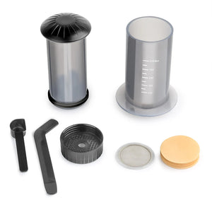 Cafetière portable espresso et French press avec filtres
