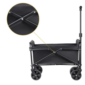 Chariot pliable de camping et plage – 4 roues