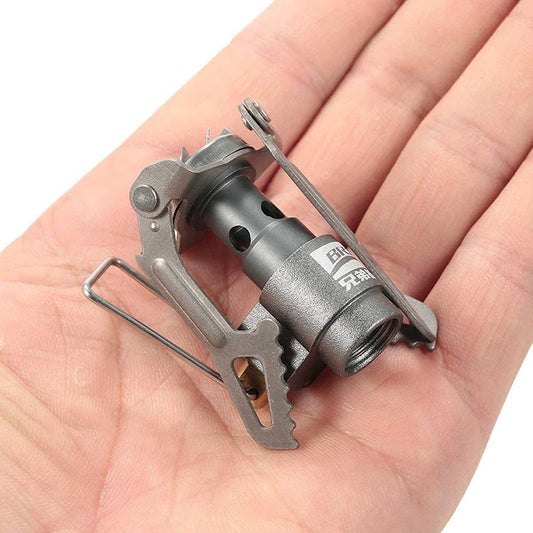 Mini réchaud à gaz léger 25 g BRS, réchaud de camping portable en titane pour extérieur, camping et randonnée