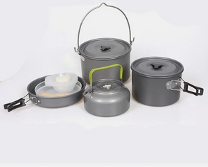 Ensemble de Popote de Camping Tout-en-Un