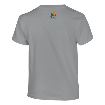 T-shirt Je suis juste ici pour les s'mores | Sans destination fixe